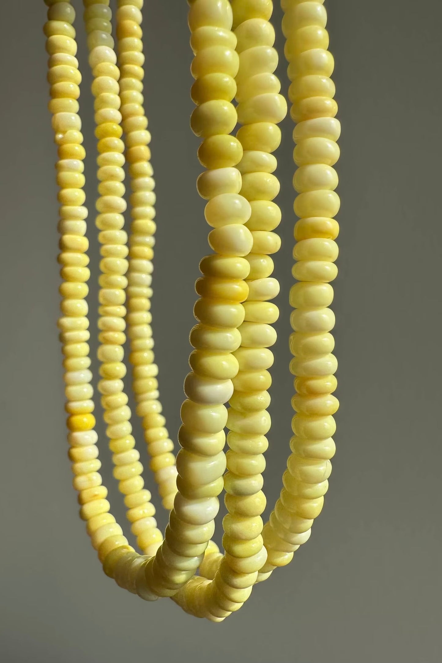 Anokhi Green - Bright Yellow Opal Necklace