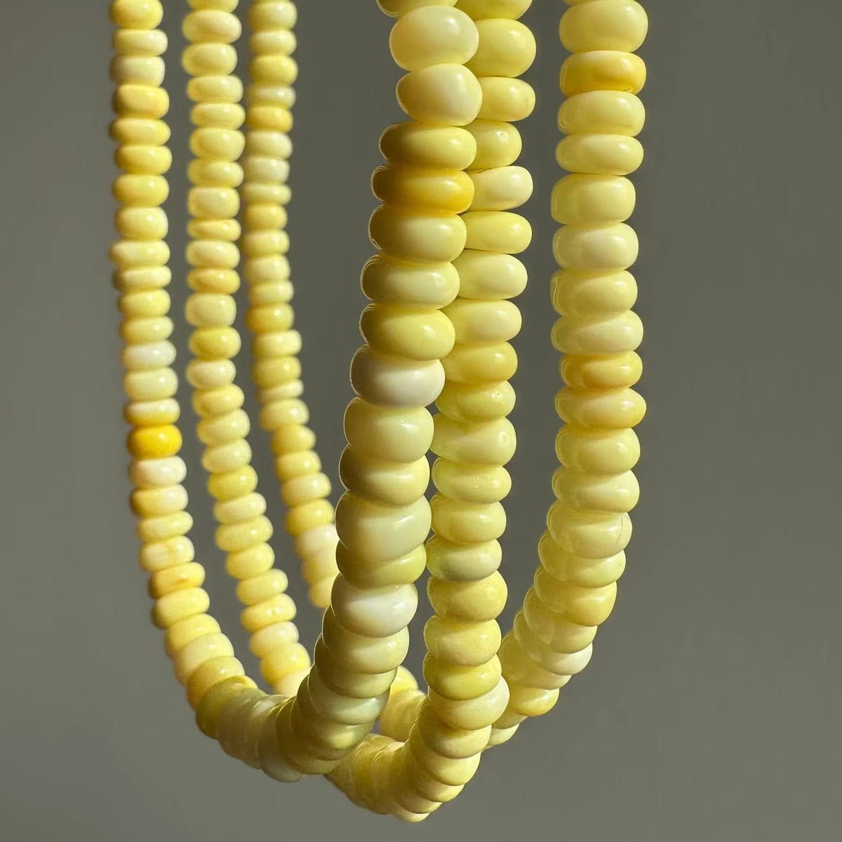 Anokhi Green - Bright Yellow Opal Necklace