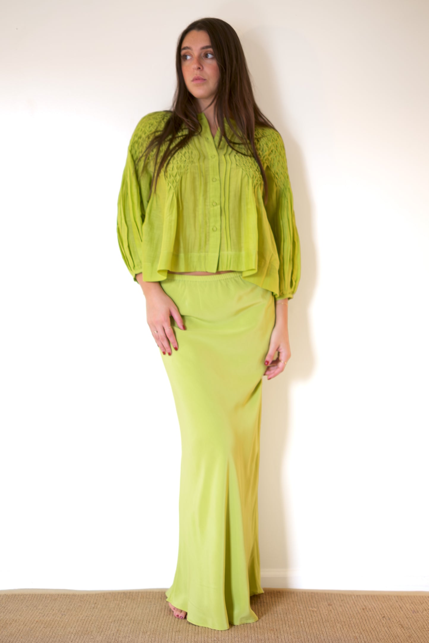 MIRTH Santander Skirt - Citronelle