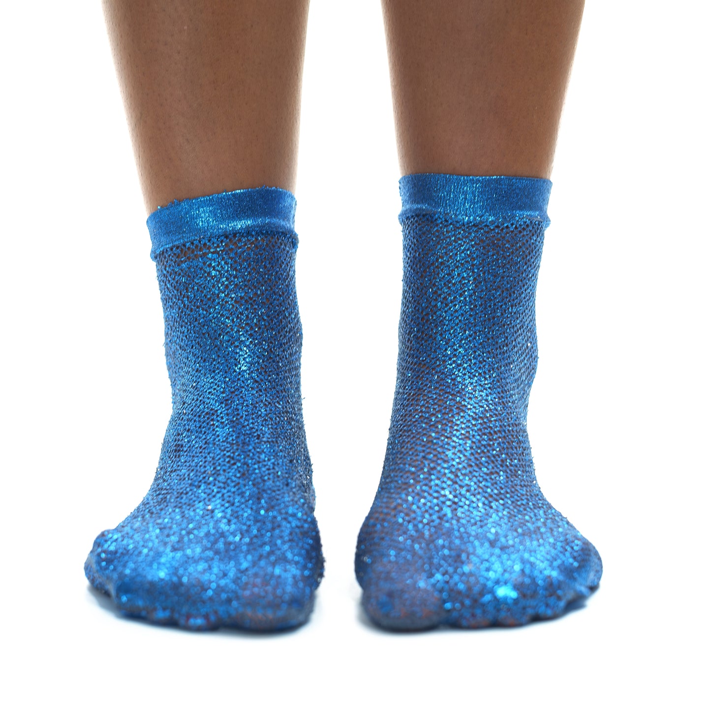 Maria La Rosa Metallic Net Socks