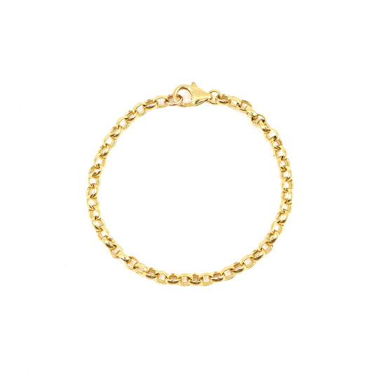 Thick Rolo Chain Bracelet