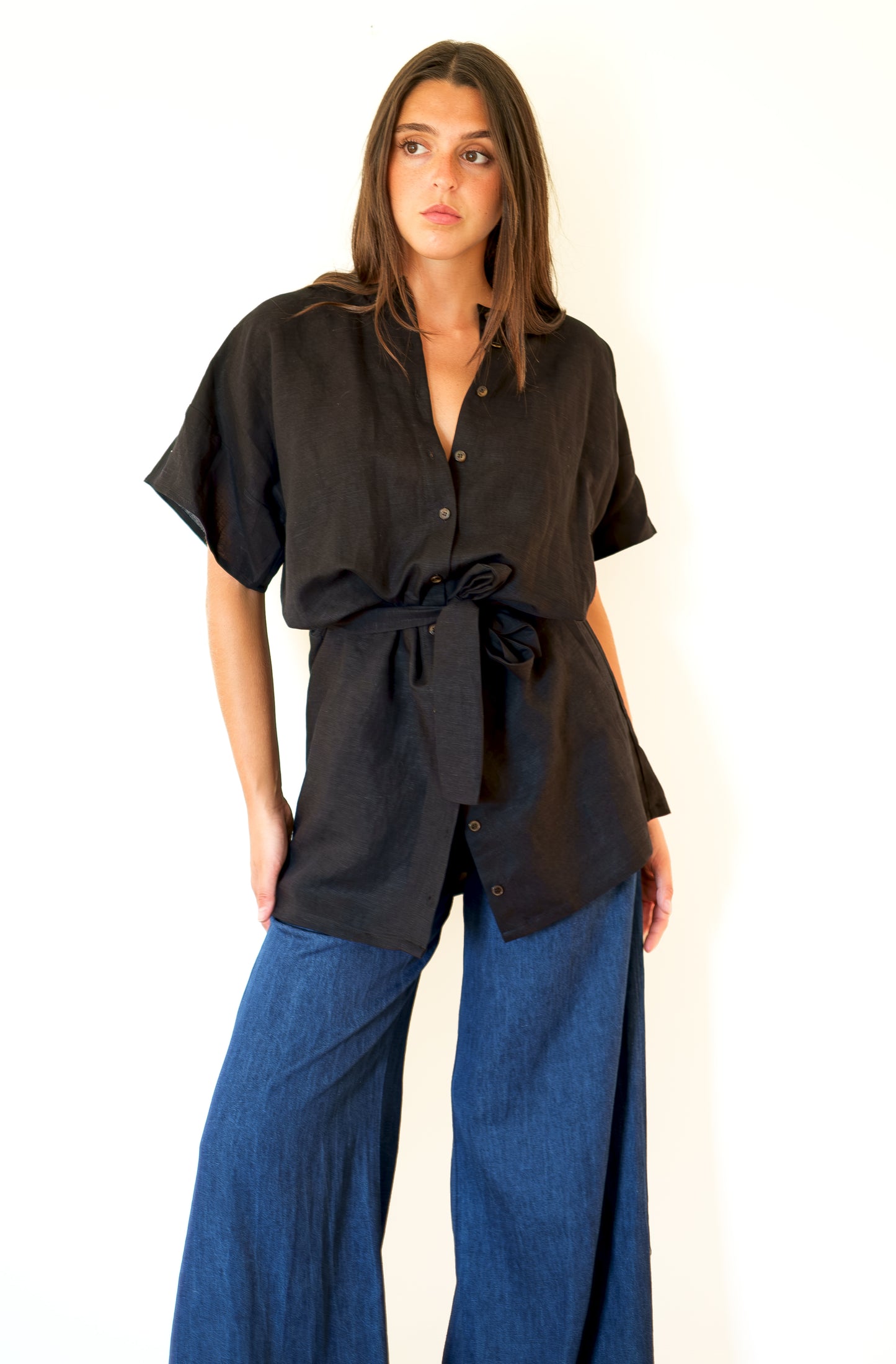 Emerson Fry Short Desert Dress - Black