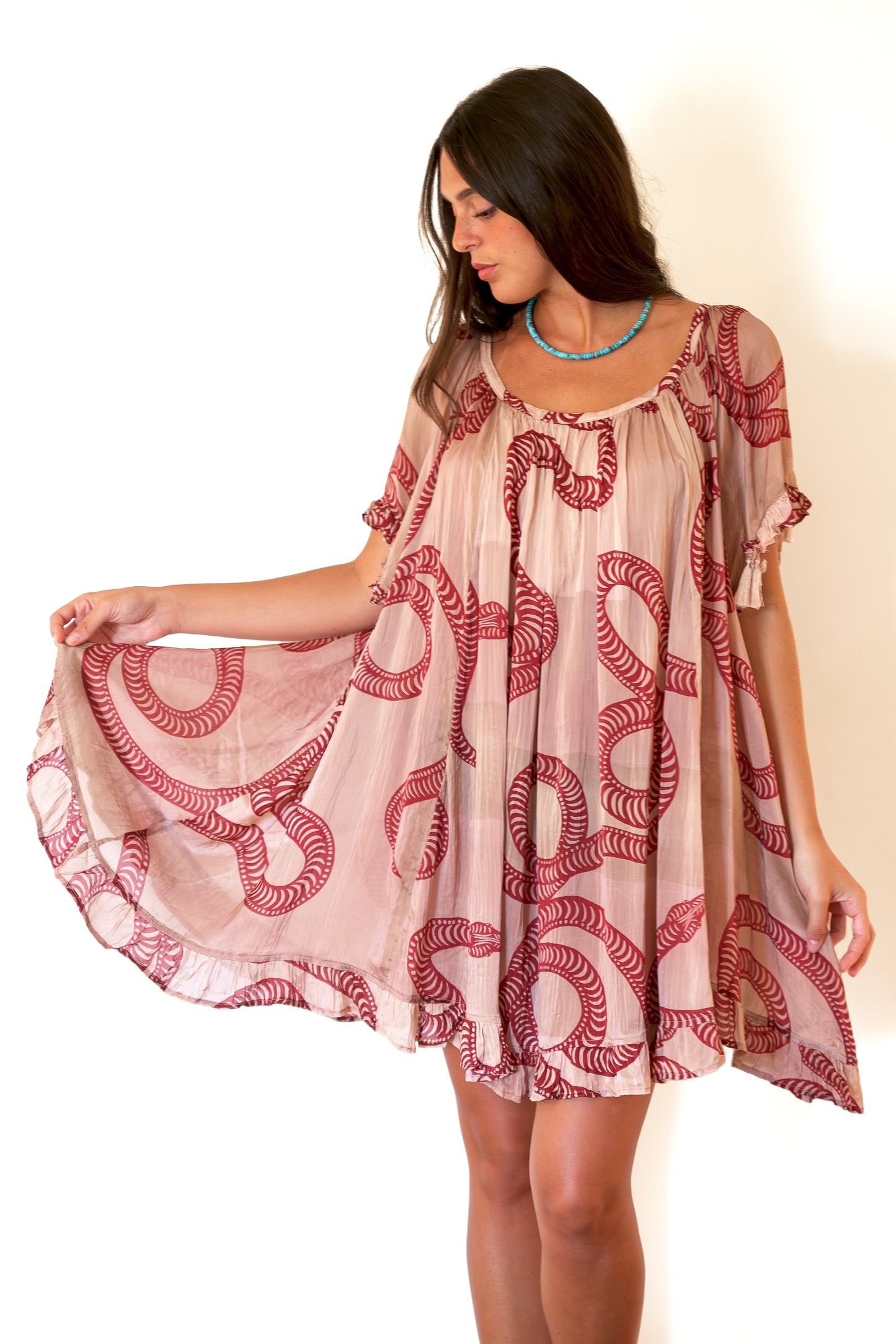Natalie Martin Marina Dress - Ament Snake Bone