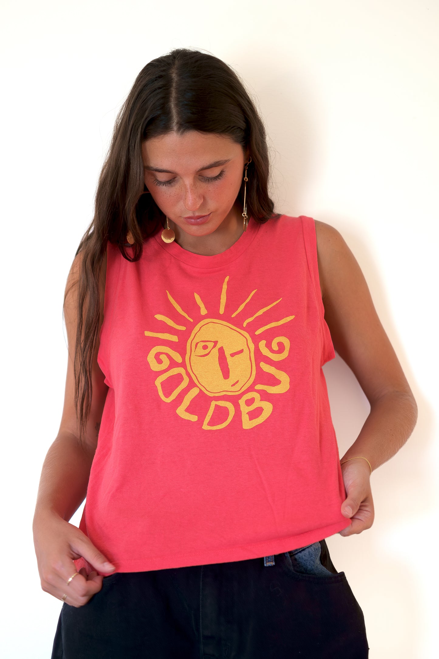 GOLDBUG Sunshine Tank - Sunset Coral