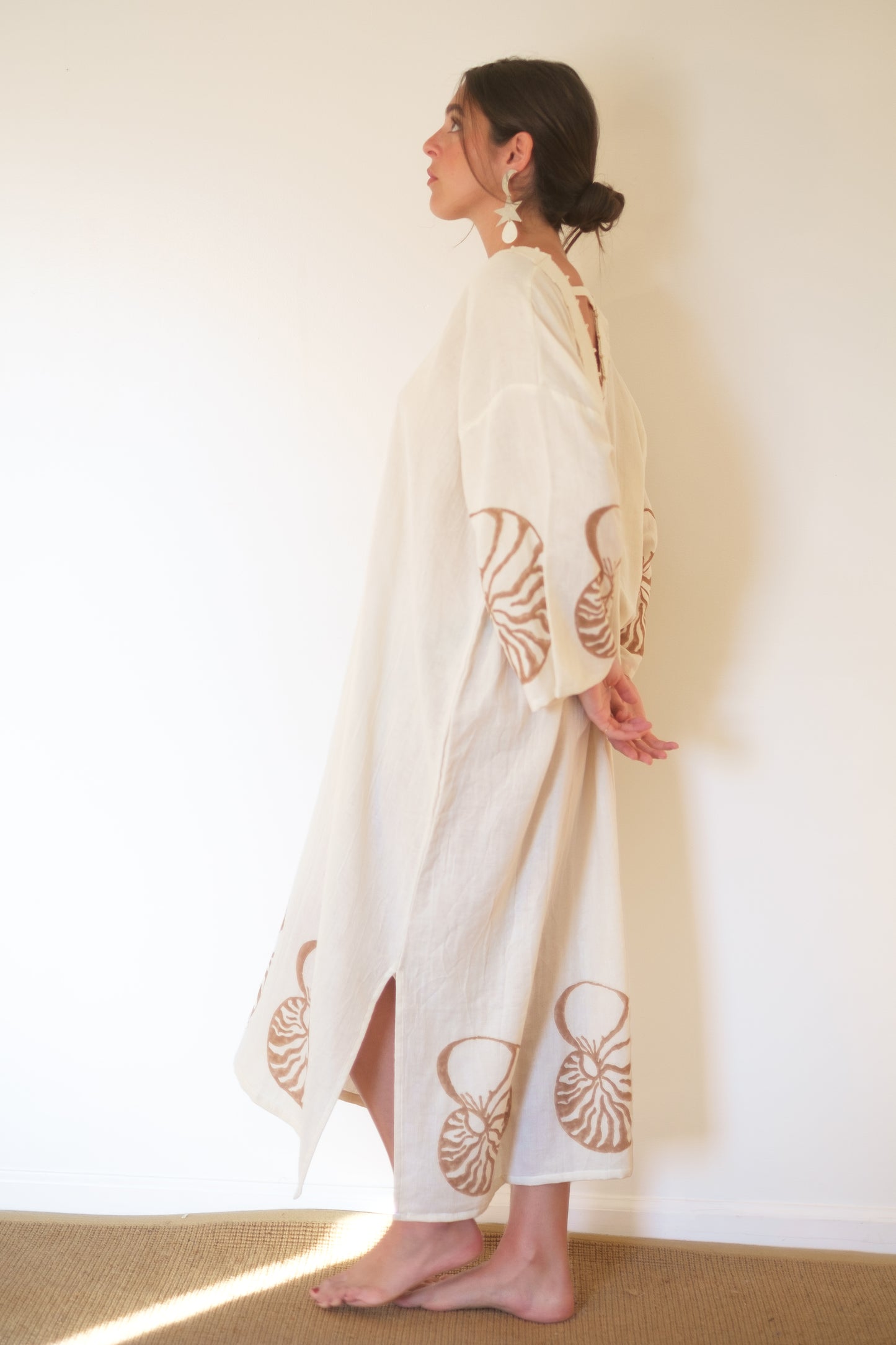 Frae Noelle Caftan - Mocha Shell