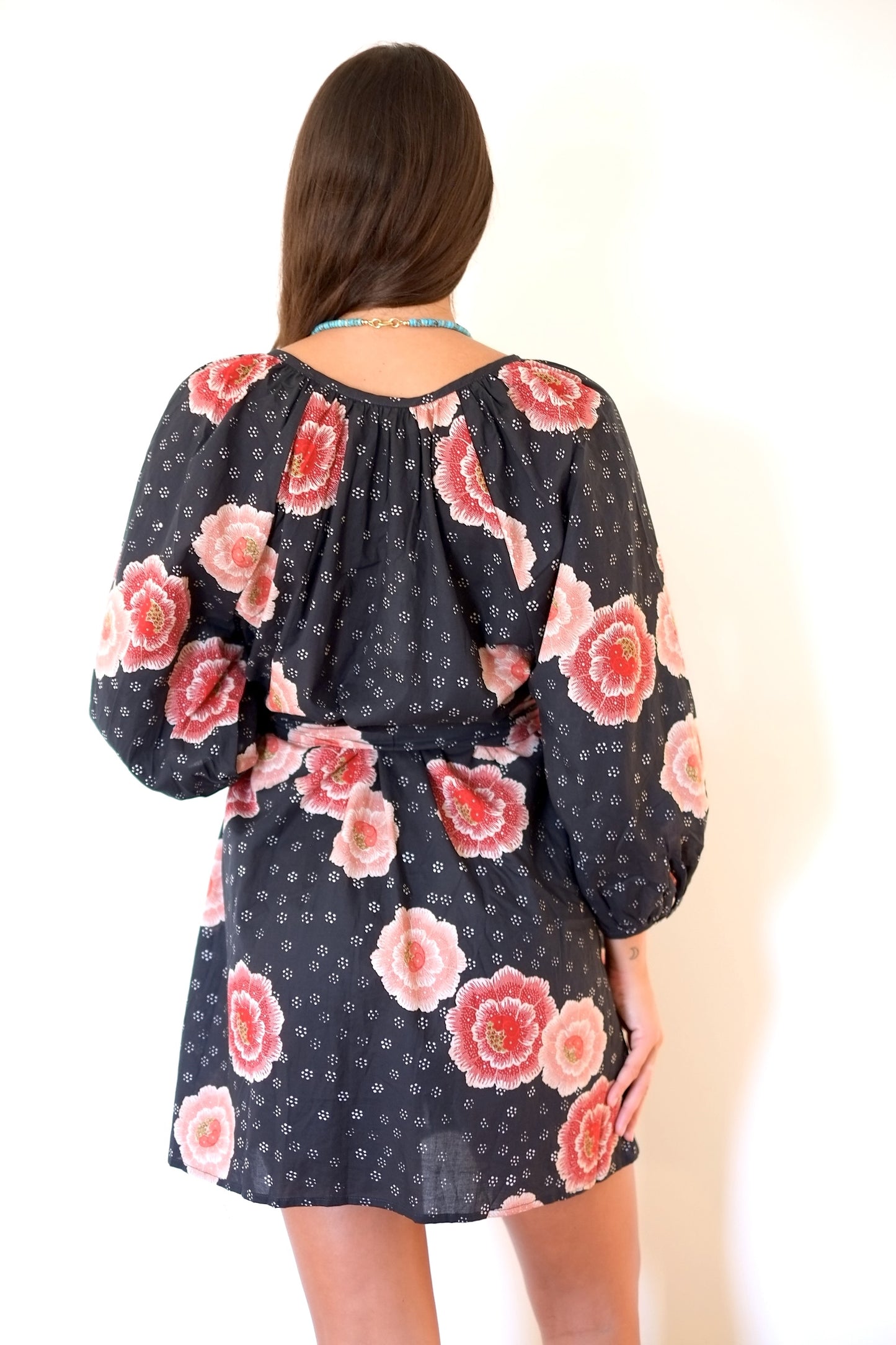 Natalie Martin Alex Short Dress - Poppy Cherry