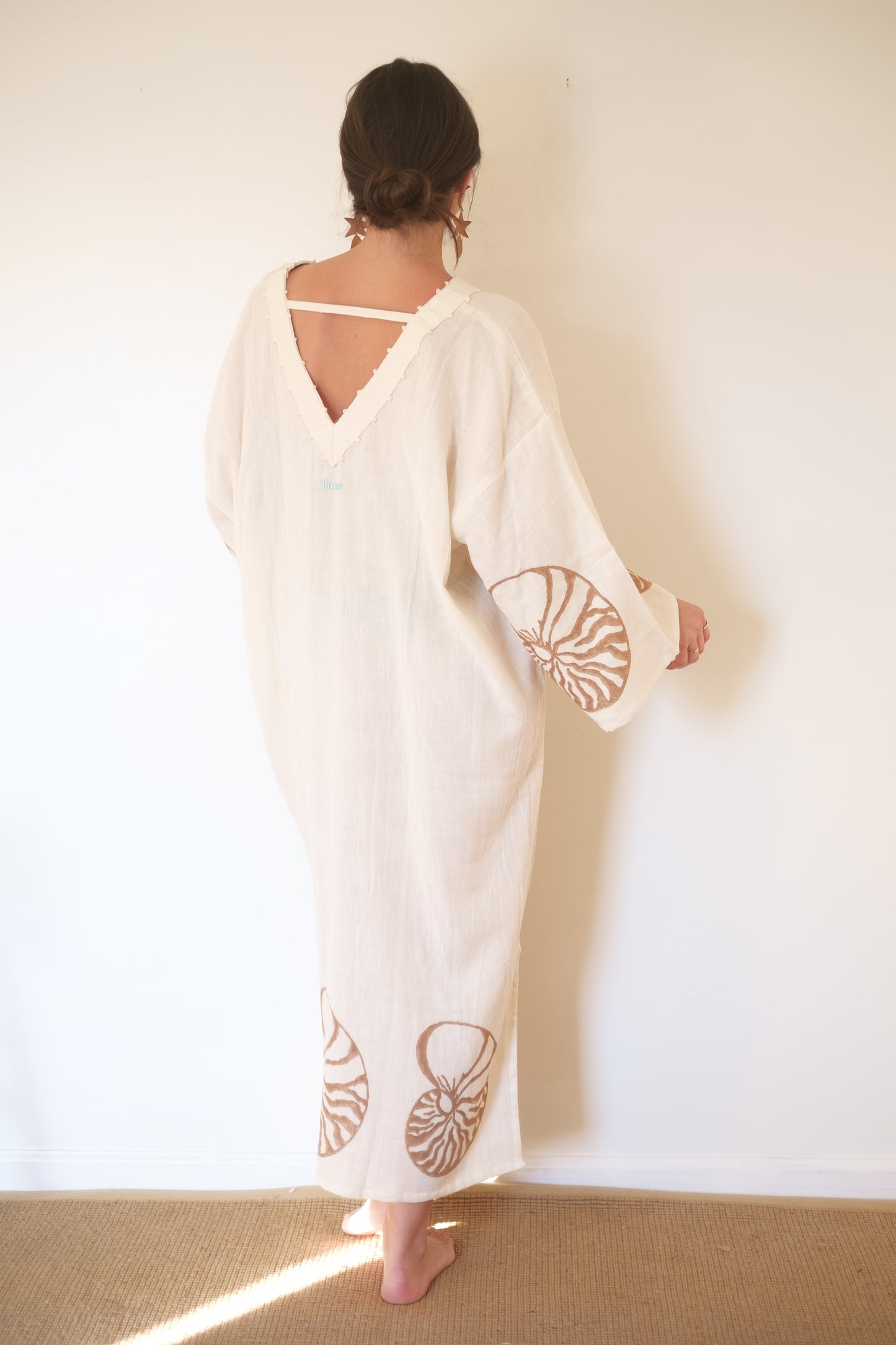 Frae Noelle Caftan - Mocha Shell