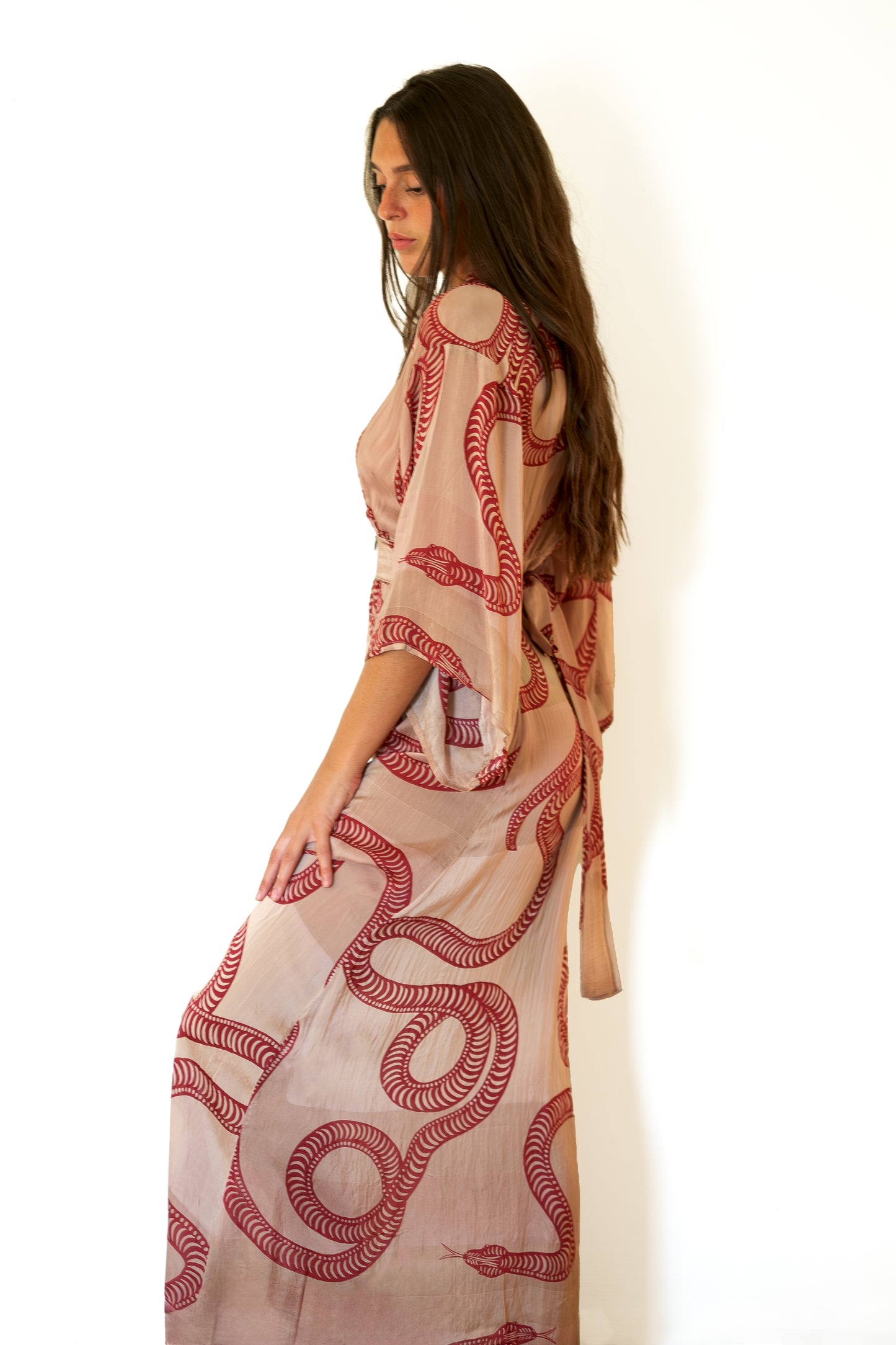 Natalie Martin Sarah Dress - Ament Snake Bone