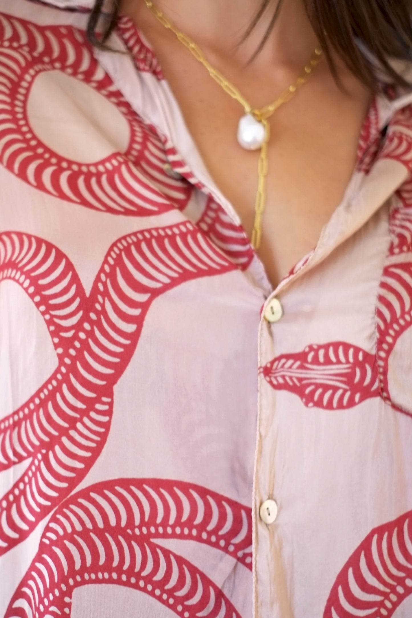 Natalie Martin Kevin Shirt - Ament Snake Bone