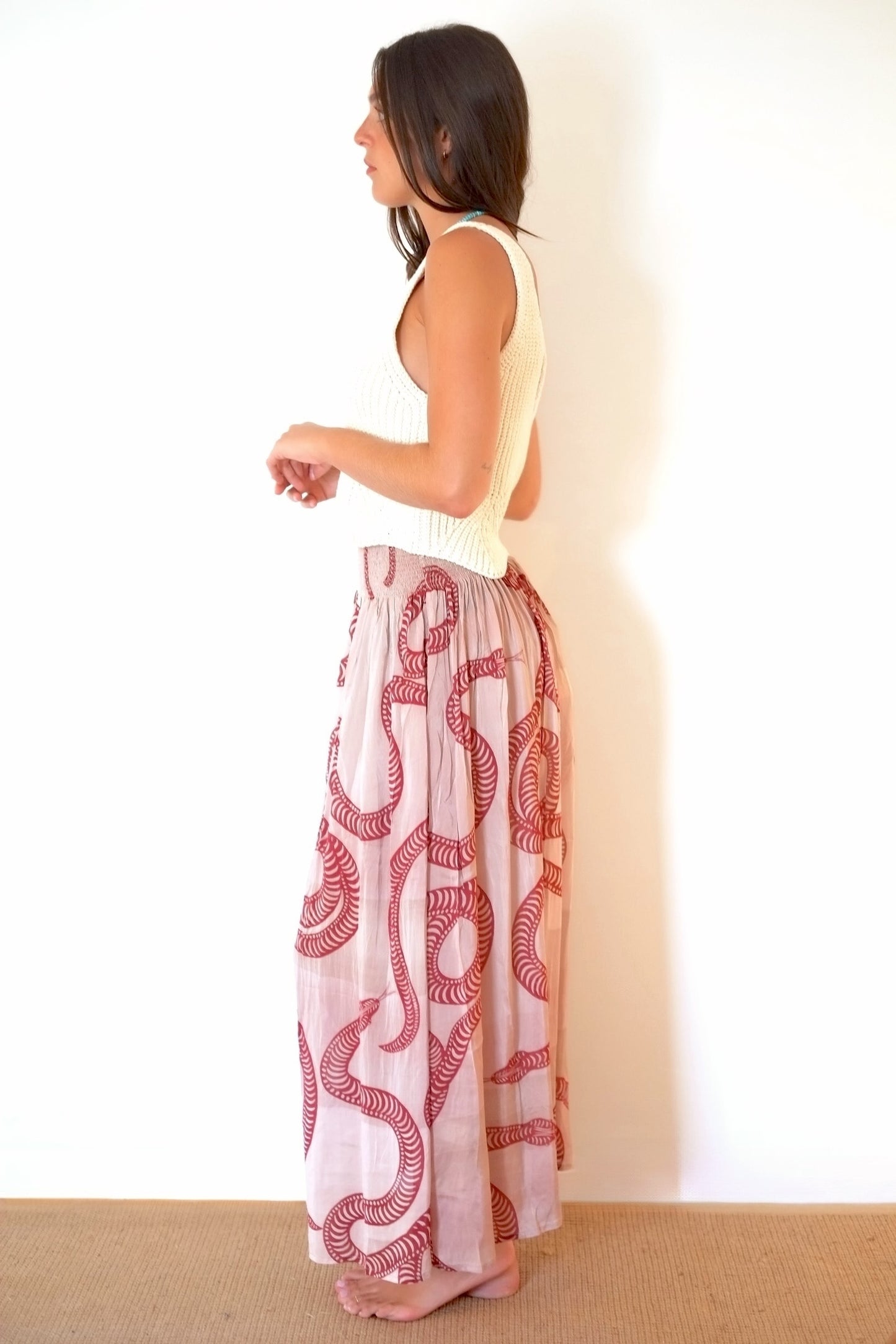 Natalie Martin Bella Skirt - Ament Snake Bone