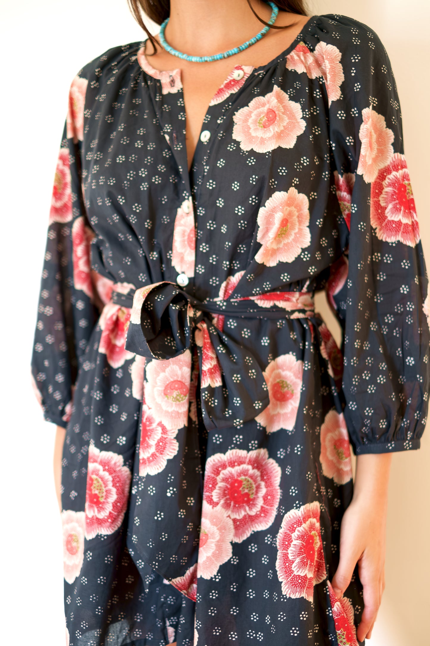 Natalie Martin Alex Short Dress - Poppy Cherry