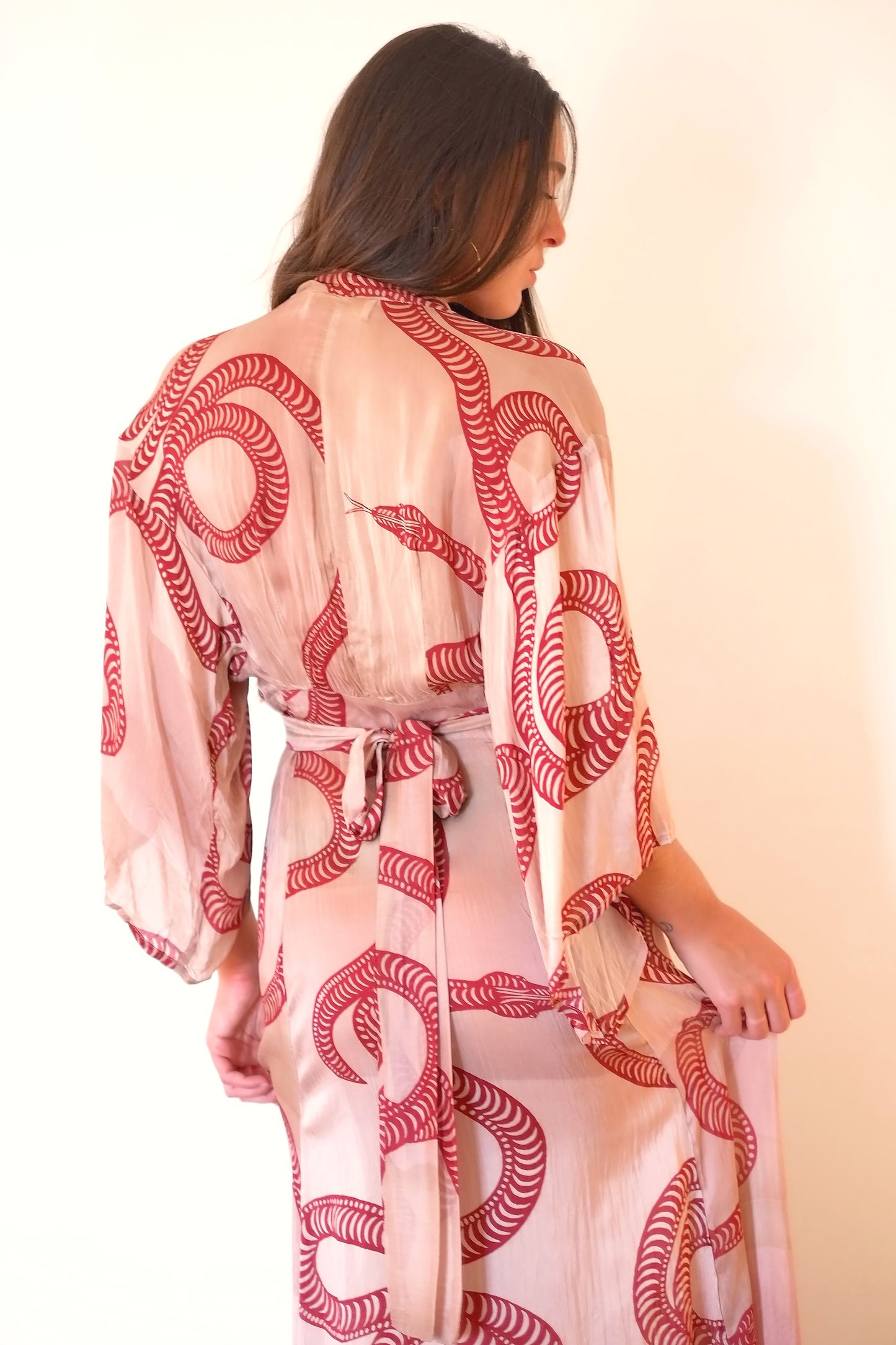 Natalie Martin Sarah Dress - Ament Snake Bone