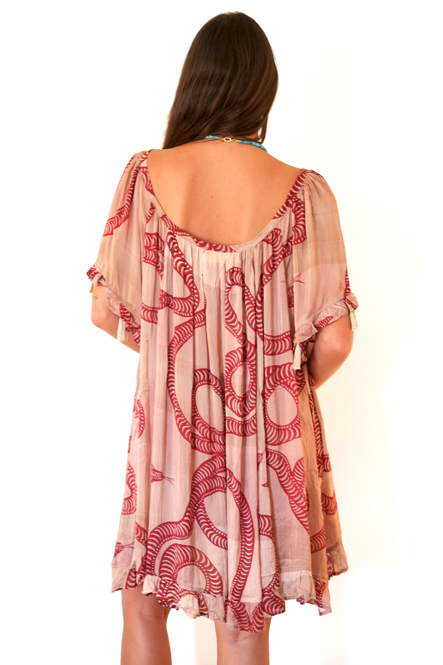 Natalie Martin Marina Dress - Ament Snake Bone