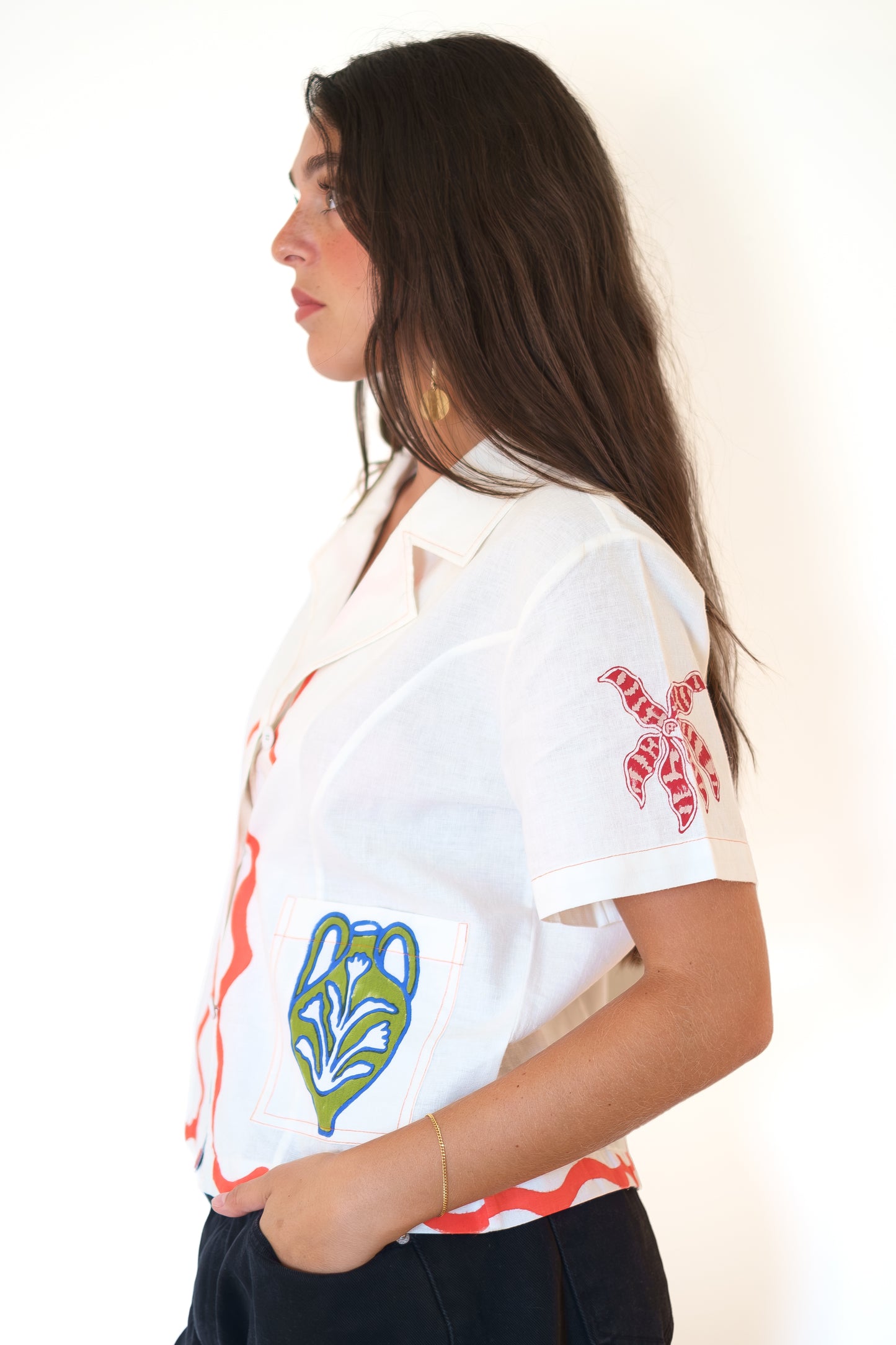 Rujuta Sheth Arlo Shirt - Pottery Block Print