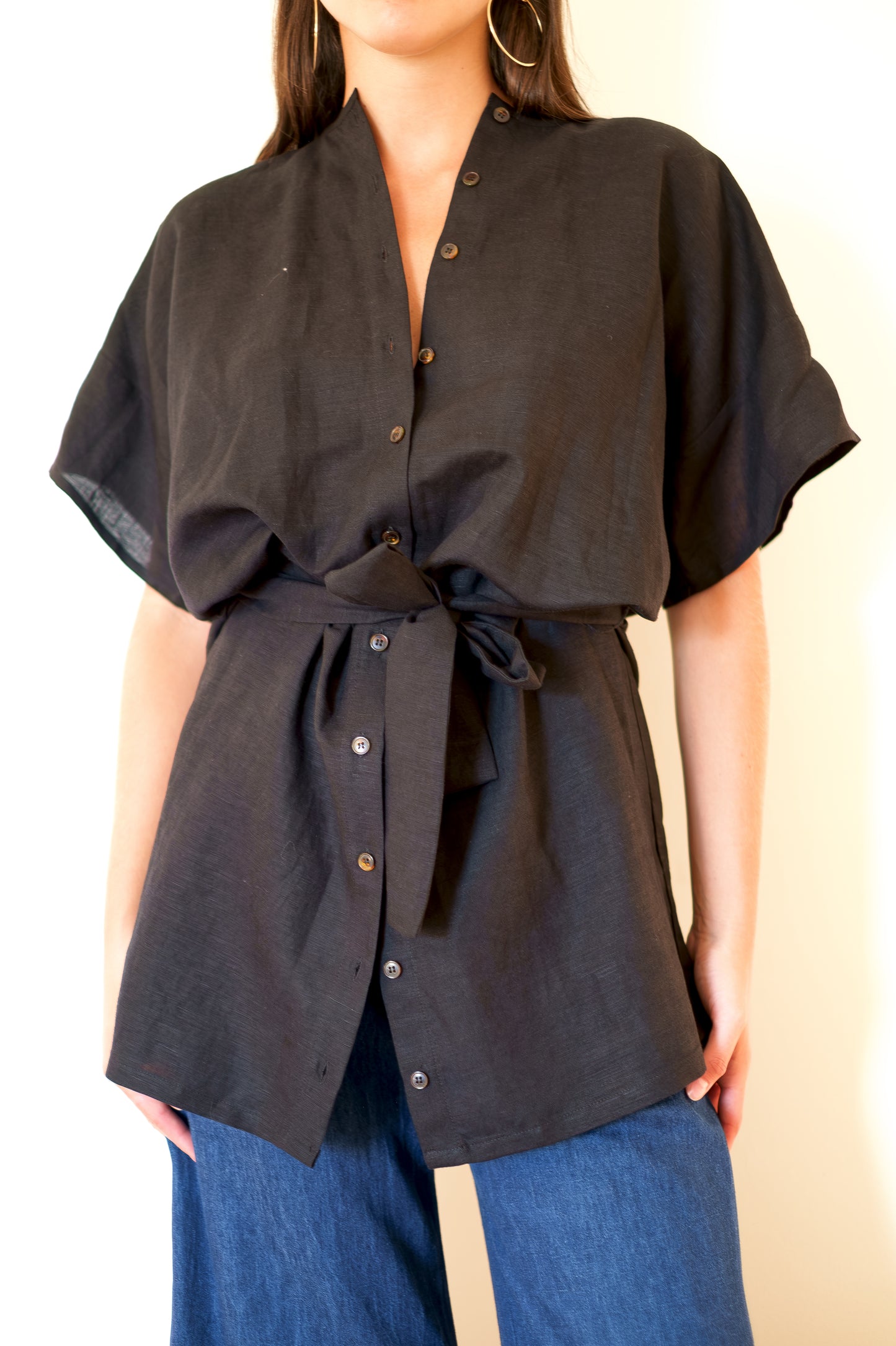 Emerson Fry Short Desert Dress - Black