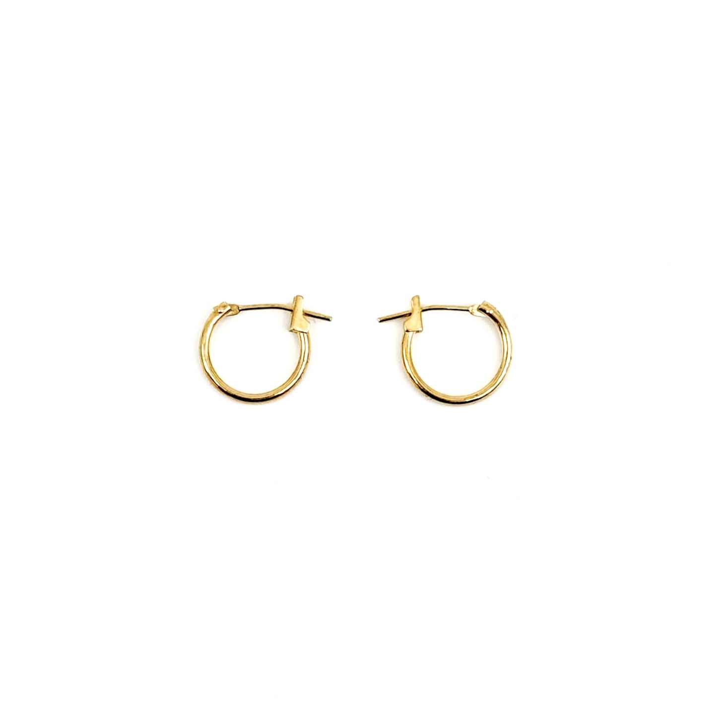 10K Gold - Charm DIY Hoops