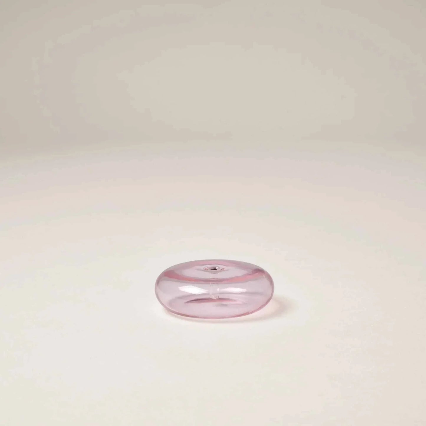 Glass Vessel Incense Holder - Pink