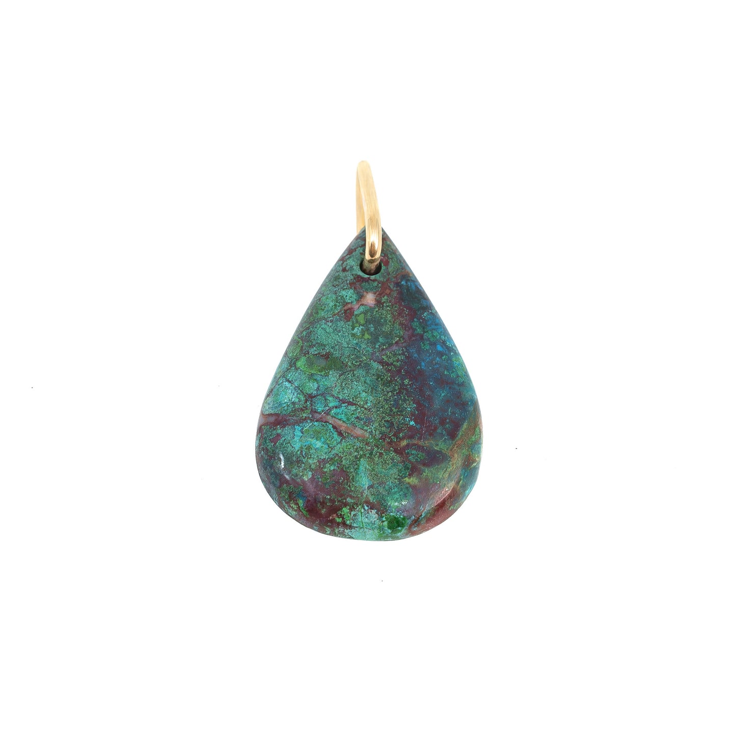 Gemstone Pendant - Turquoise Teardrop Large