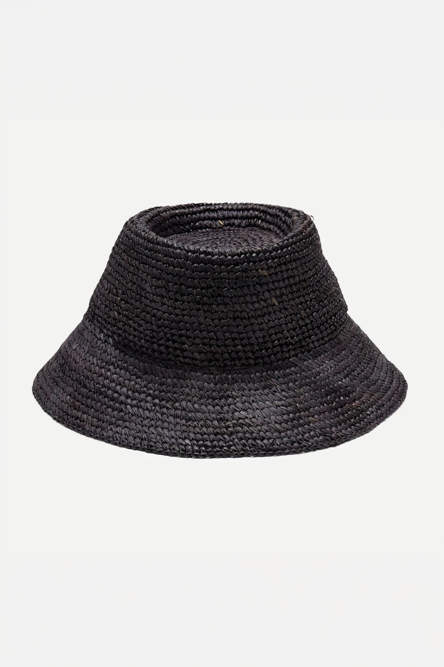 Wyeth - Tali Raffia Bucket in Midnight Blue