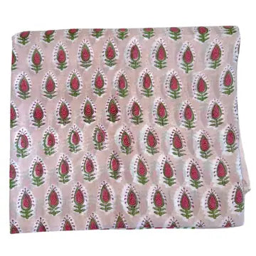 The Fox and The Mermaid - Block Printed Cotton Sarong