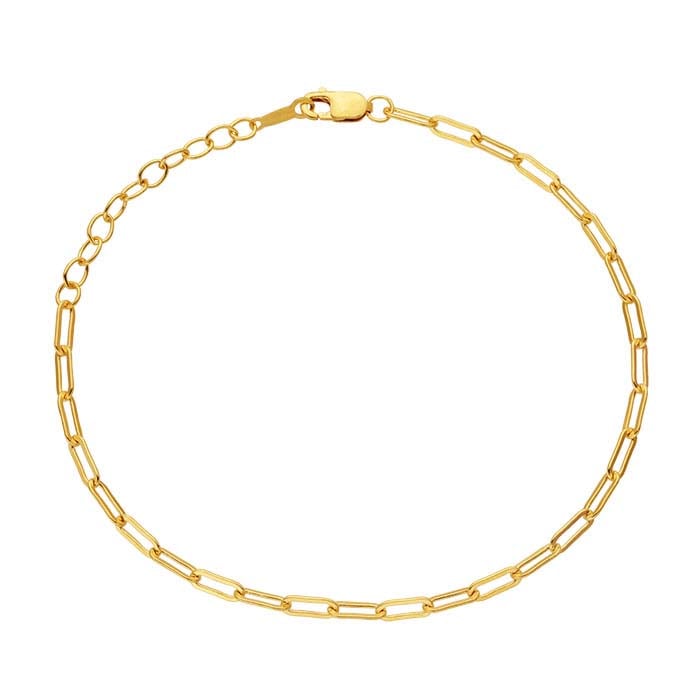 Thin Paperclip Bracelet