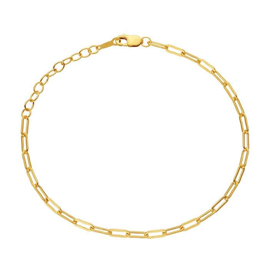 Thin Paperclip Bracelet
