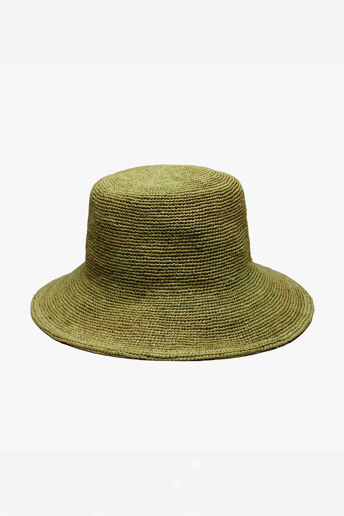 Wyeth - Cassis Raffia Bucket in Green