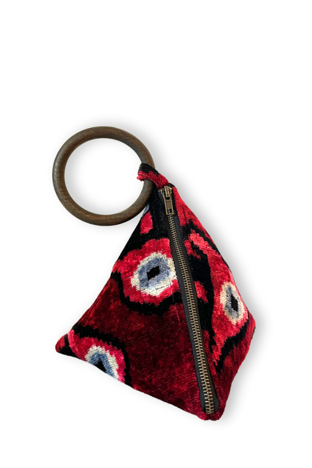 Ichiche Triangle Bracelet Bag - Red