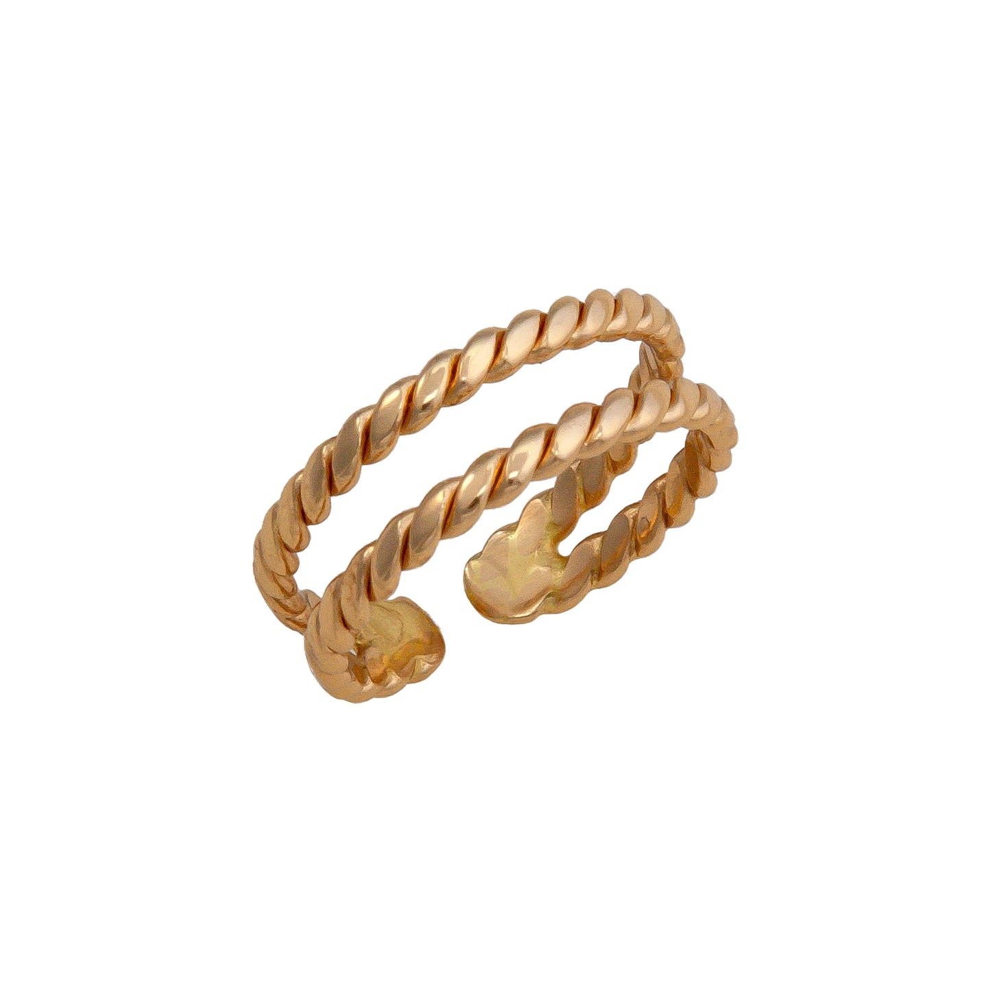 Charles Albert Double Band Twist Ring