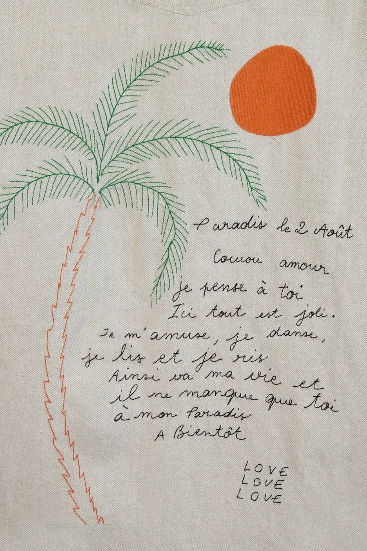 Maison Labiche | Denim Sandstone Postcard Shirt