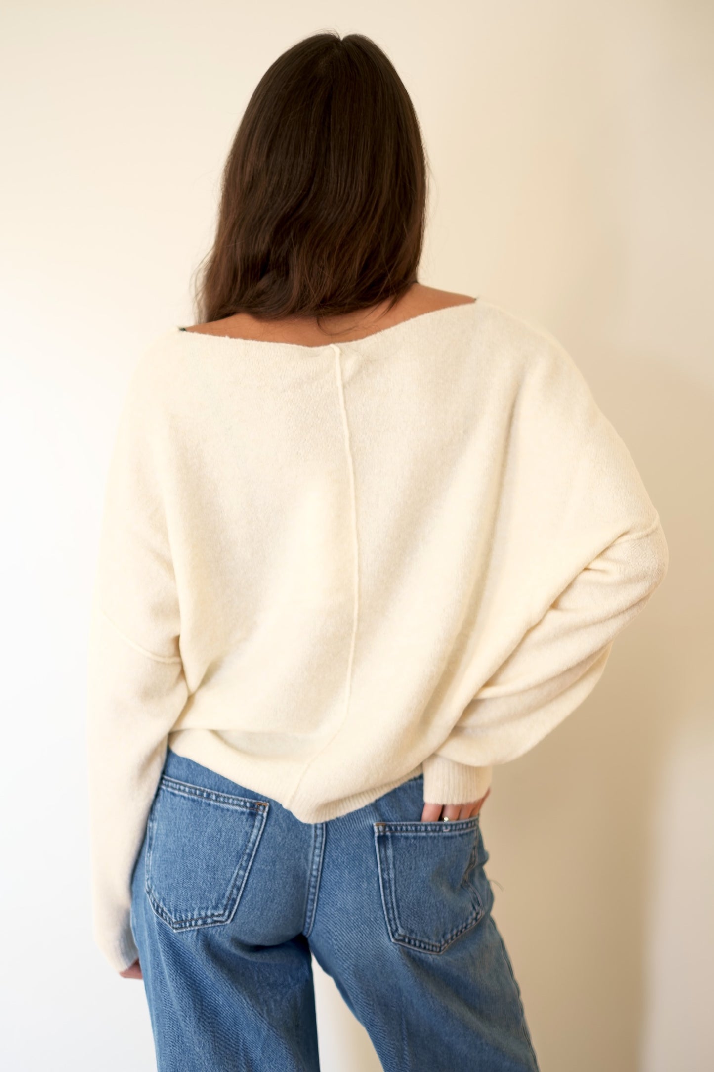 American Vintage Damsville Jumper - Melange Pannacotta