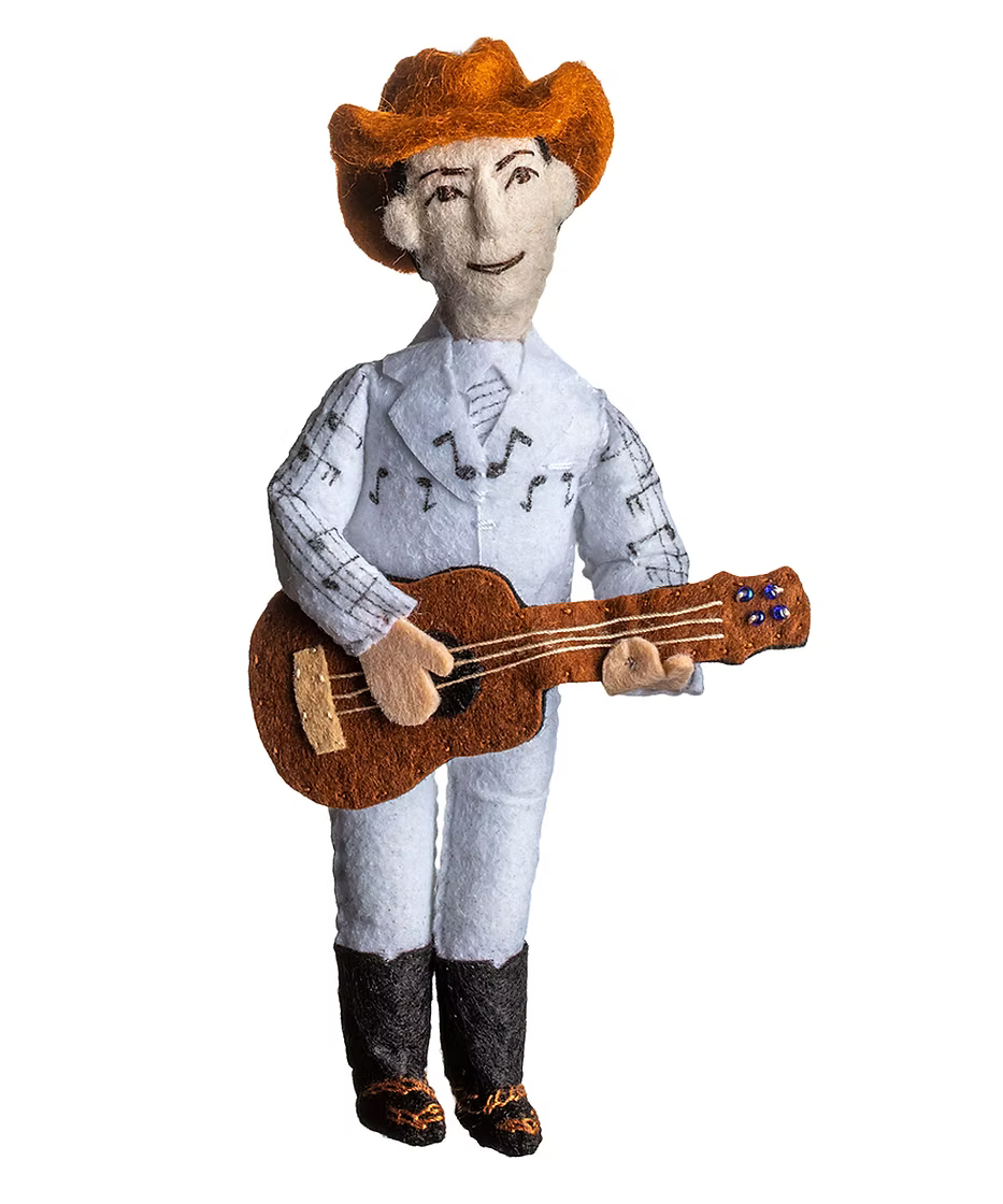 Silk Road Bazaar Ornament - Hank Williams