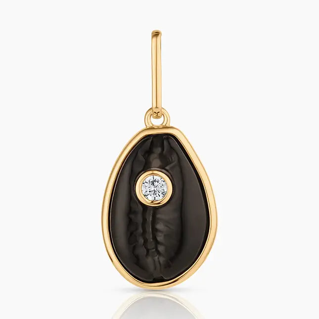 THATCH Cowrie Charm - Onyx