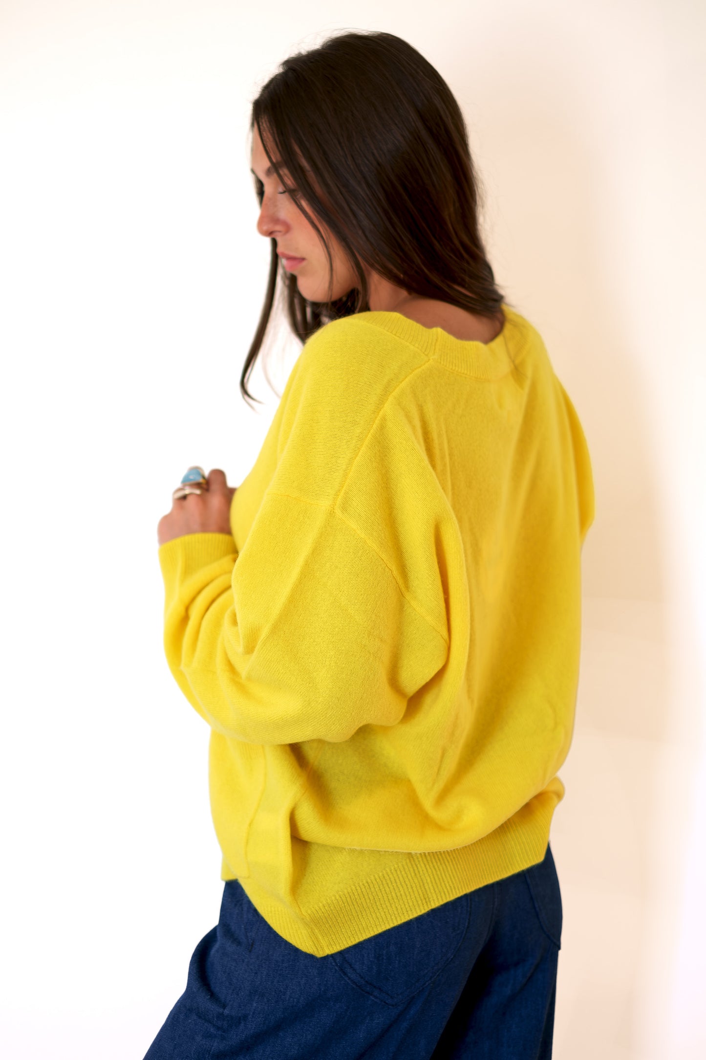 Crush Canggu Oversized Cardigan - Sunshine