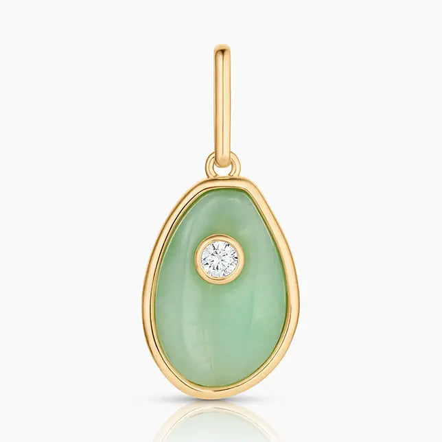 THATCH Cowrie Charm - Chrysoprase