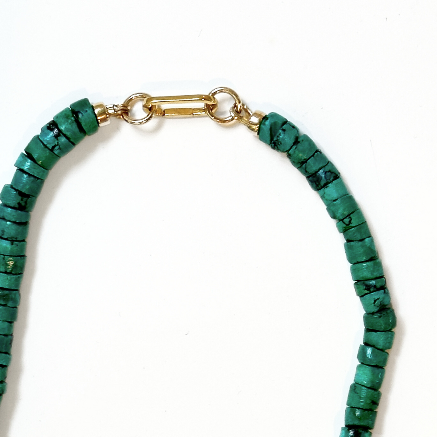 Green Turquoise Gemstone Necklace
