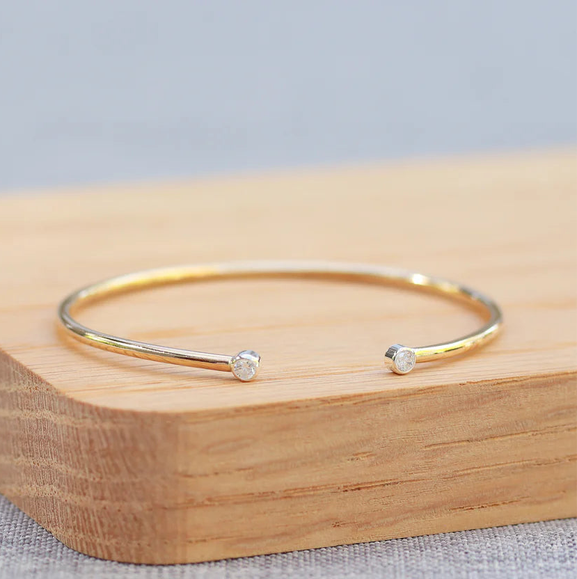 Sloane Jewelry Design Double Dot Cuff