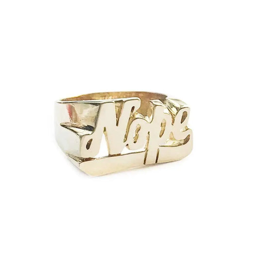 Snash Jewelry Nope Ring