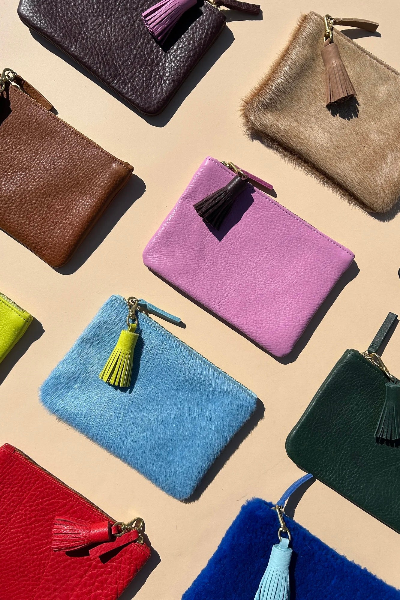 Primecut Keychain - Chartreuse Leather Tassel