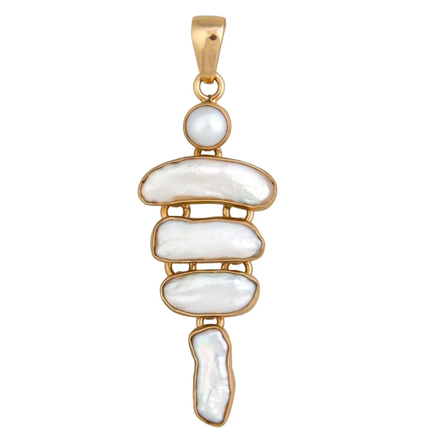 Charles Albert Pearl & Biwa Pearl Pendant