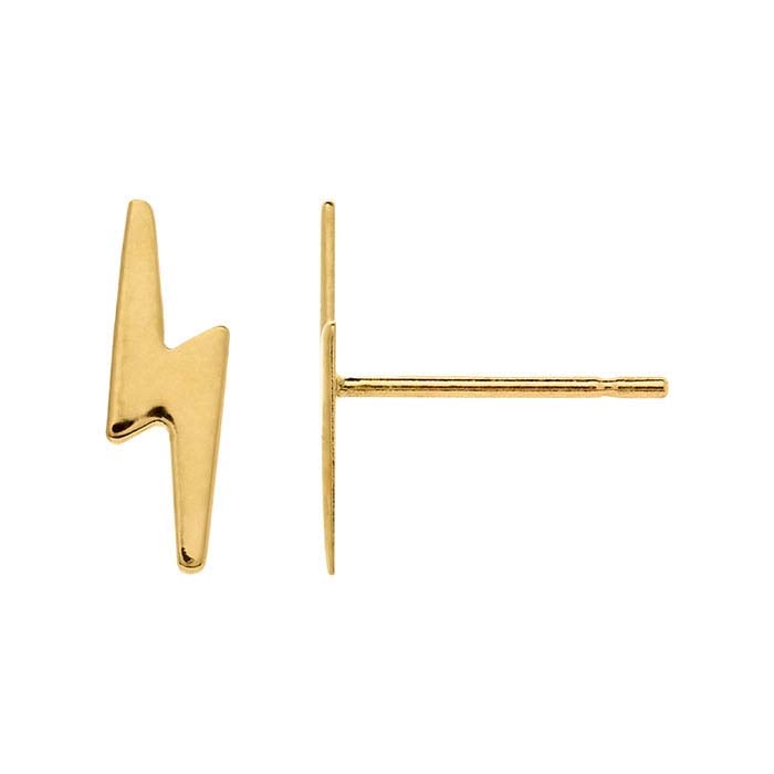 14k Tiny Shaped Studs
