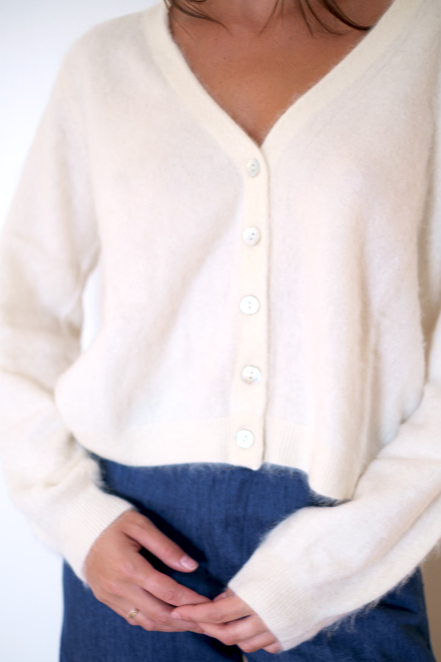 Crush Liusa Brushed Cardigan - Jasmin