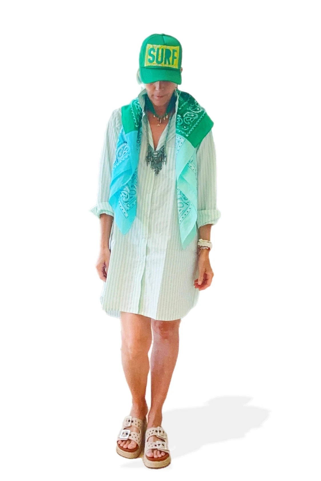 Cabana Club California Banadana Patchwork Scarf