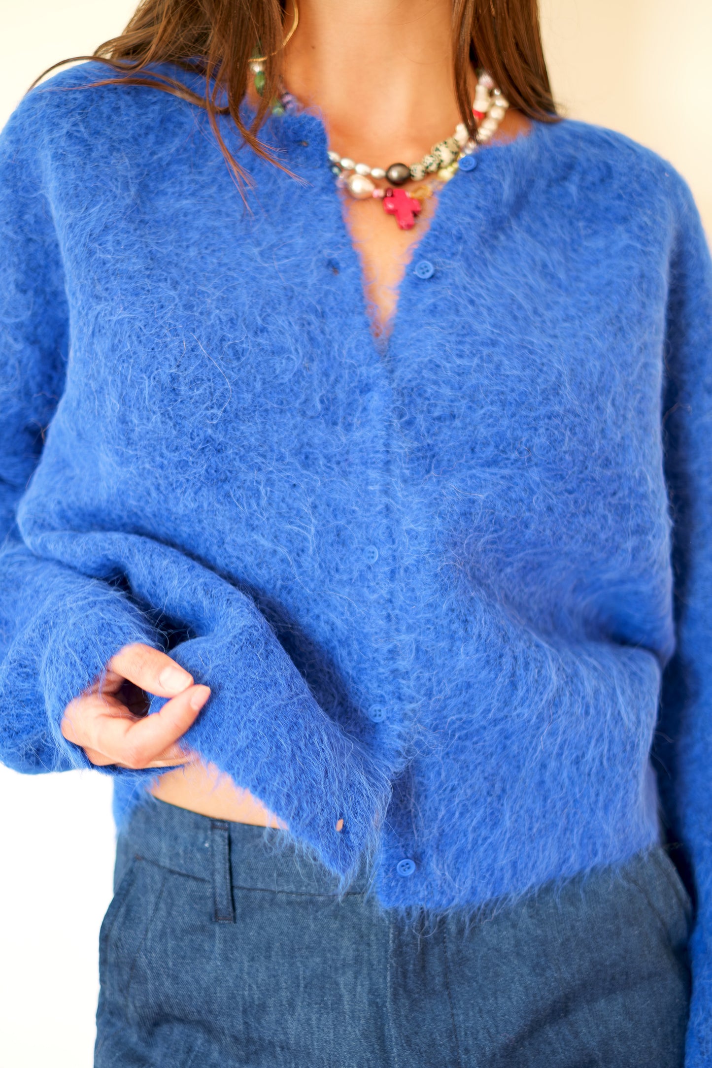 American Vintage Niby Cardigan - Royal Blue
