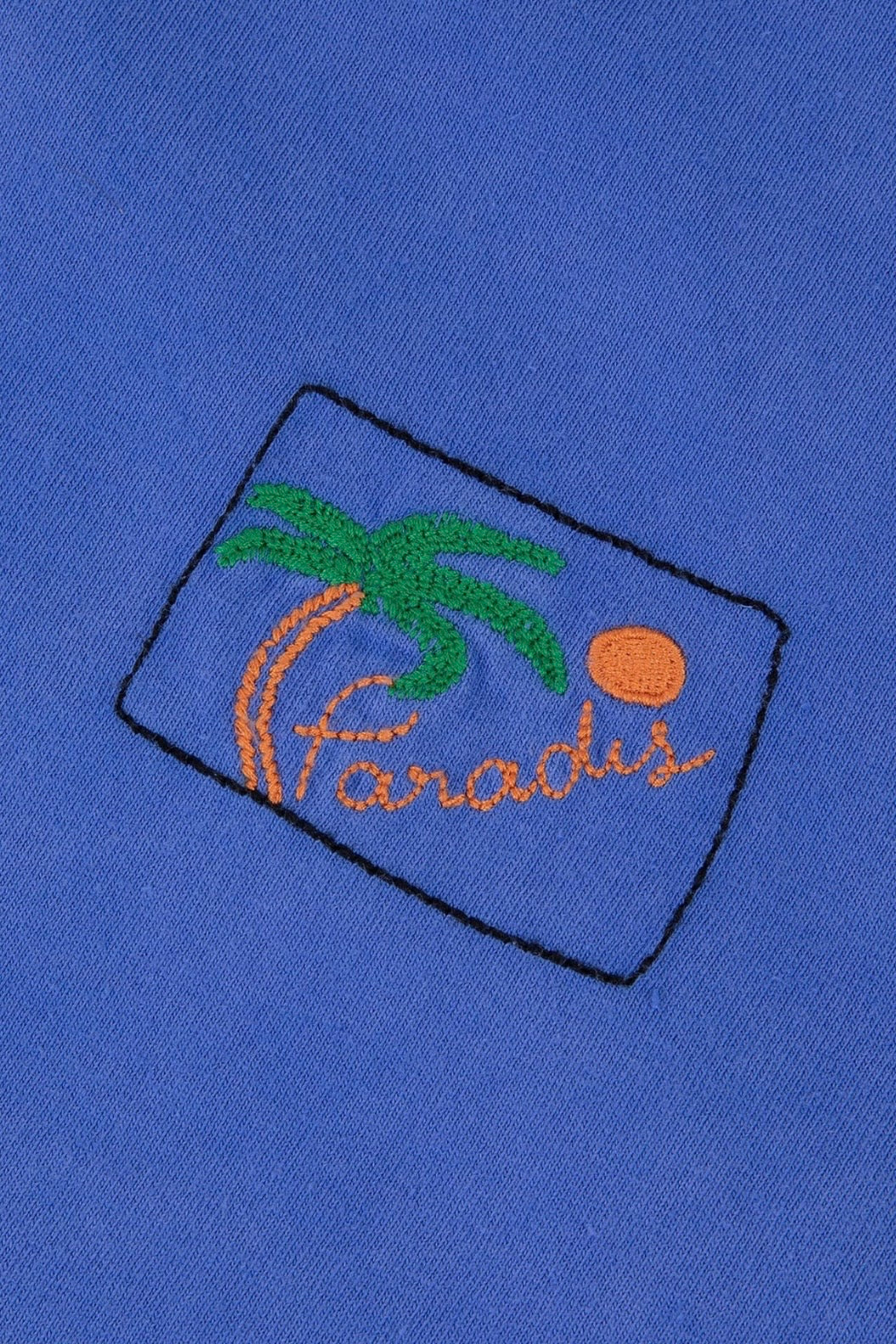 Maison Labiche | Greek Blue Washed Palmier T Shirt