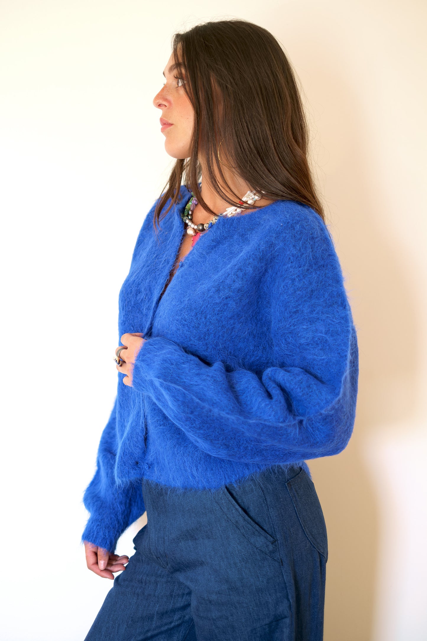 American Vintage Niby Cardigan - Royal Blue