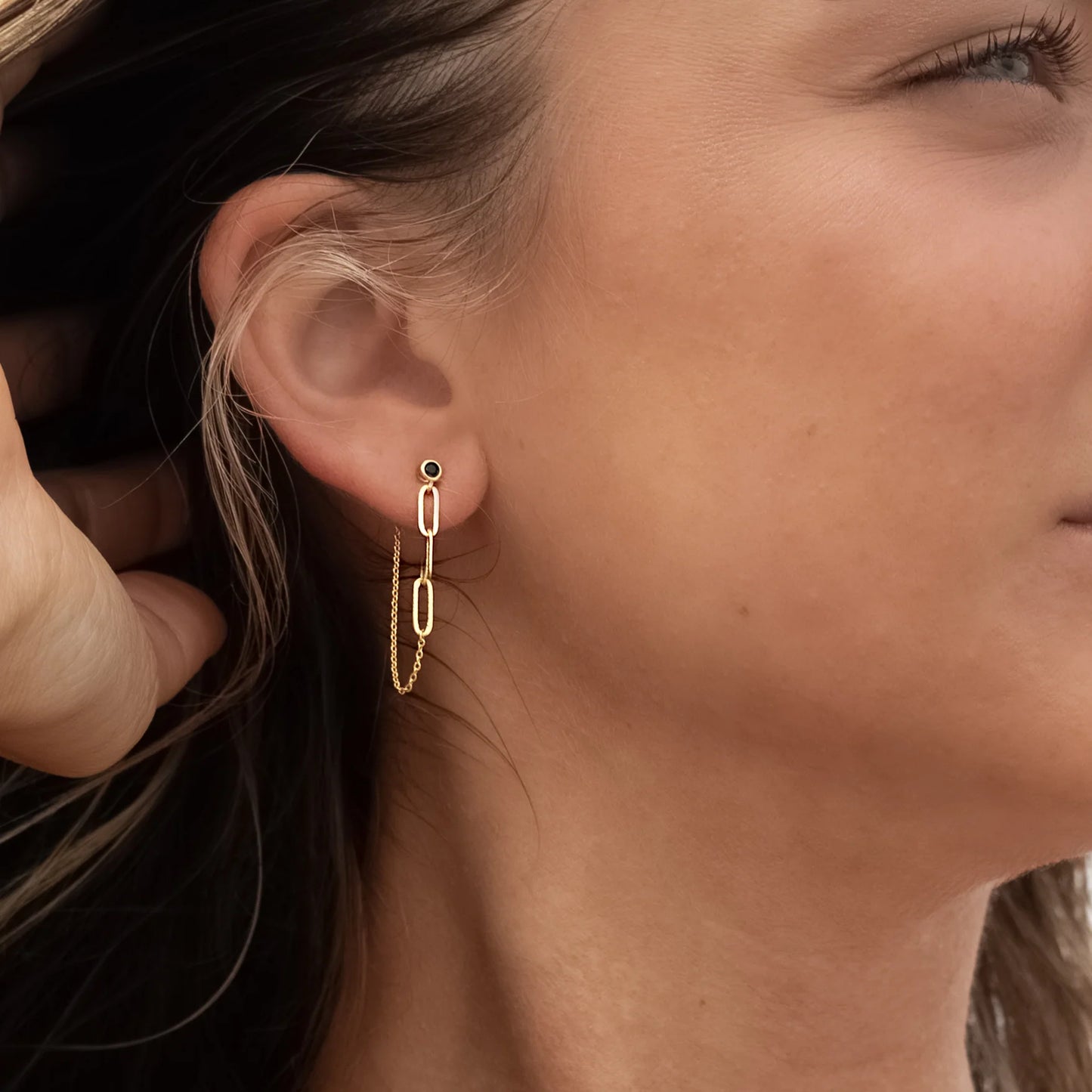 Thatch California Juni Black Earrings