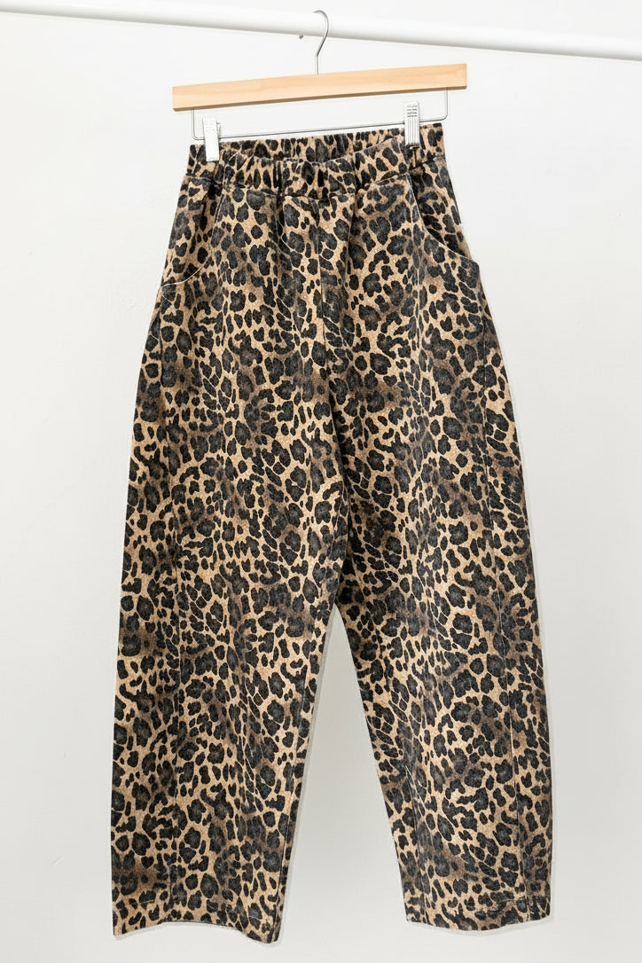Le Bon Shoppe Arc Pants - Leopard