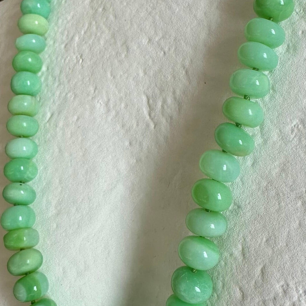Anokhi Green - Mint Green Opal Necklace