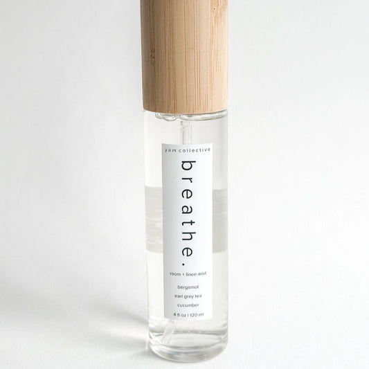 Yam Collective Luxe Room & Linen Mist - Breathe (Black Tea + Bergamot)